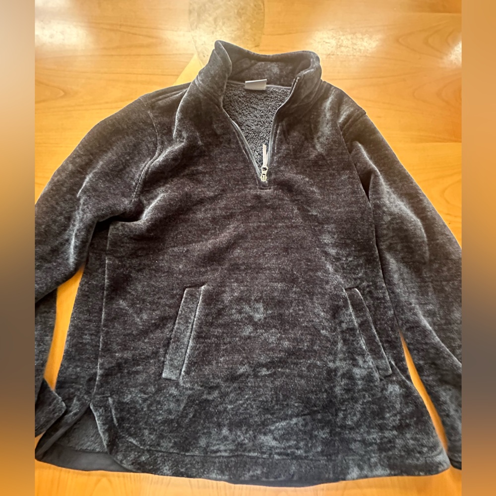 32 Degrees Women's Zip Up Sweater - Charcoal